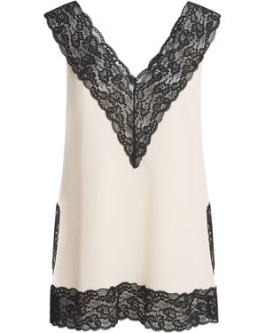 Stylein Lace-Trim Miette Blouse - White
