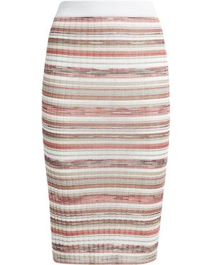Missoni Stripe Midi Skirt - Natural