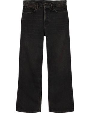 AllSaints Lenny Wide-Leg Jeans - Black