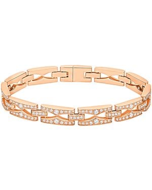 BVLGARI And Diamond B.Zero1 Rock Bracelet - Natural
