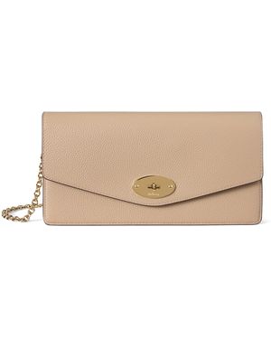 Mulberry Leather Darley Cross-Body Bag - Natural