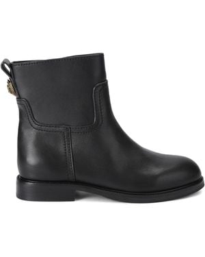 Kurt Geiger Leather Sloane Ankle Boots - Black