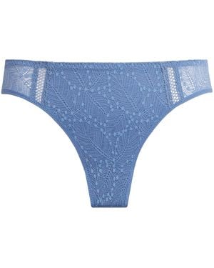 Simone Perele Lace Comète Briefs - Blue