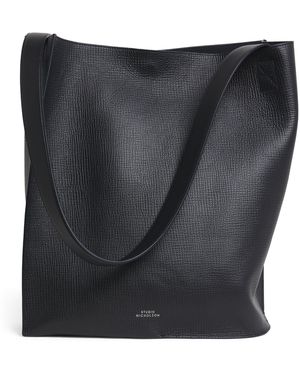 Studio Nicholson Leather Doublet Type 2 Tote Bag - Black