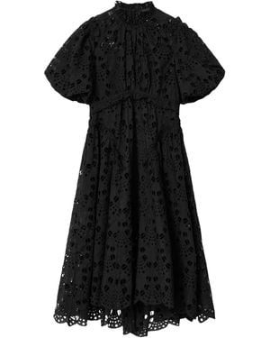 AllSaints Embroidered Odette Maxi Dress - Black