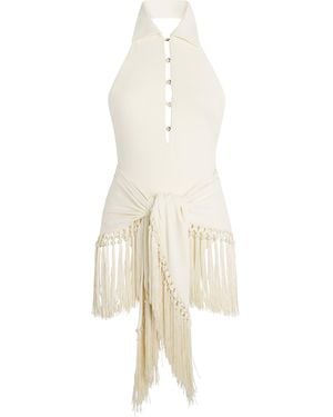 Taller Marmo Tropicana Swimsuit And Pareo Set - White