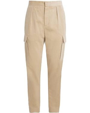 Ralph Lauren Cotton-Blend Corduroy Cargo Pants - Natural