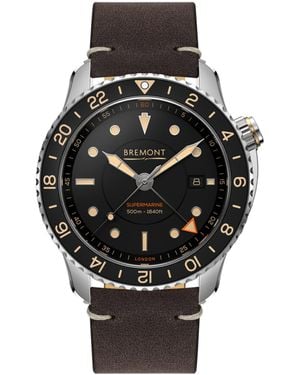 Bremont Stainless Steel Supermarine S502 Watch - Black