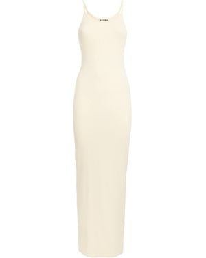 ÉTERNE Cotton-Modal Maxi Dress - White