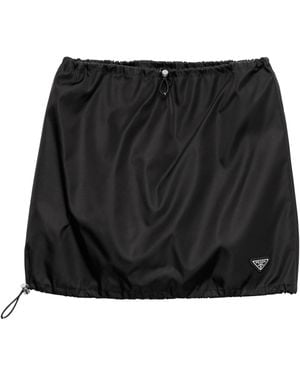 Prada Re-Nylon Mini Skirt - Black
