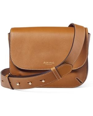 Aspinal of London Leather Ella Cross-Body Bag - Brown