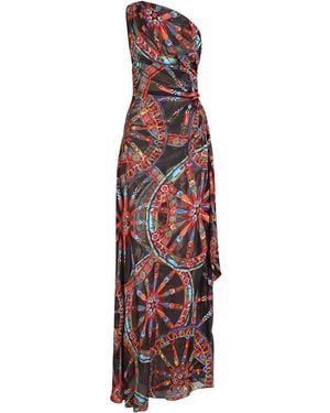 Dolce & Gabbana Twill Carretto Maxi Dress - Red