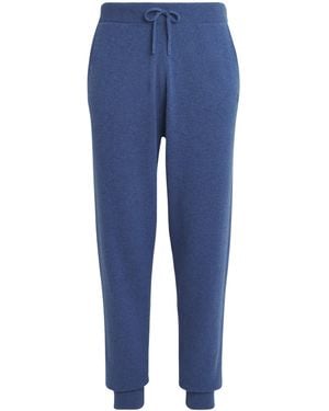 Harrods Cashmere Joggers - Blue