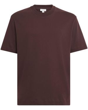 Sunspel Supima Cotton Classic T-Shirt - Brown