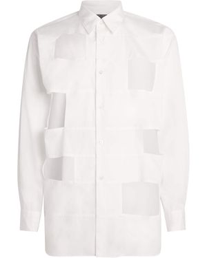 Comme des Garçons Cotton Cut-Out Shirt - White