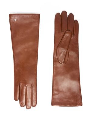 Weekend by Maxmara Lamb Leather Gloves - Brown