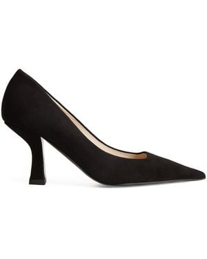 Sandro Suede Court Shoes - Black