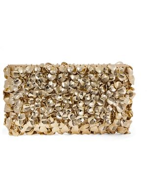 Jonathan Simkhai Beaded Reese Clutch Bag - Metallic