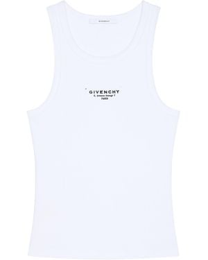 Givenchy Logo Tank Top - White