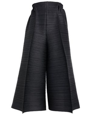 Pleats Please Issey Miyake Thicker Bounce Trousers - Black
