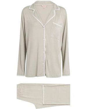 Eberjey Frida Long Pyjama Set - Grey