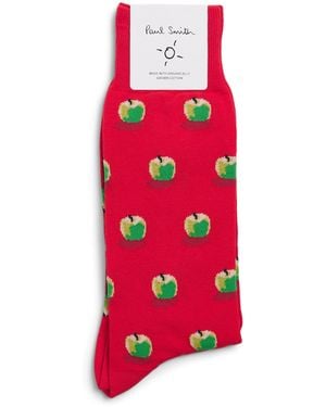 Paul Smith Apple Socks - Red