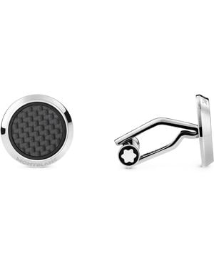 Montblanc Stainless Steel Extreme Cufflinks - White