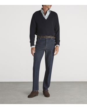 dunhill-Blue-Cotton-Silk-