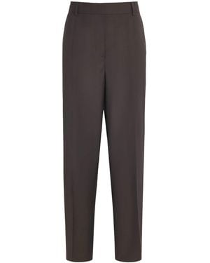 TOTEME Wool Pleated Trousers - Grey