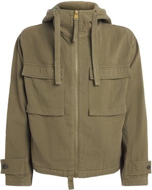 Jonathan Simkhai Cotton Oversized Iver Field Jacket - Green