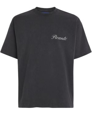 Picante Organic Cotton Tailor Logo T-Shirt - Black