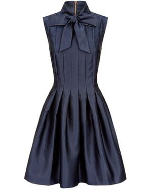 Ted Baker Doora Bow Neckline Dress - Blue