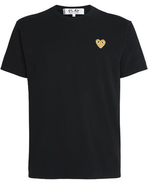 COMME DES GARÇONS PLAY Heart Logo T-Shirt - Black