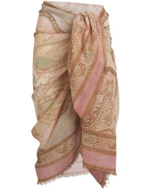 Zimmermann Cotton Tapestry Pareo - Brown