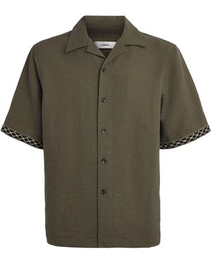 Commas Embroidered Resort Shirt - Green