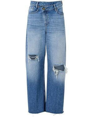AllSaints Crossover Aki Jeans - Blue
