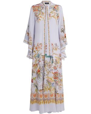 Etro Silk Printed Maxi Dress - Multicolour