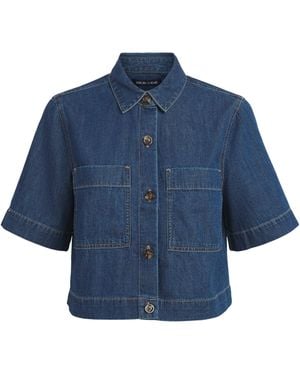 Veronica Beard Chambray Spruce Shirt - Blue