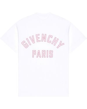 Givenchy Cotton Embroidered Logo T-Shirt - White
