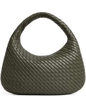 Bottega Veneta Leather Veneta Shoulder Bag - Green