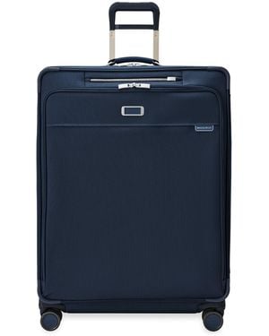 Briggs & Riley Baseline Extra Large Expandable Spinner Suitcase - Blue