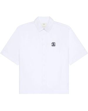 Givenchy Cotton Hg Logo Shirt - White