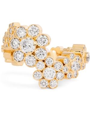 Sophie Bille Brahe And Diamond Ocean De Fleurs Ring - Metallic