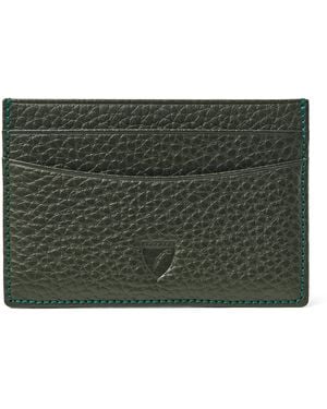 Aspinal of London Leather Slim Card Holder - Green