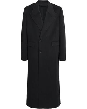 Séfr Wool-Cashmere Overcoat - Black