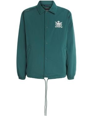 Ralph Lauren Logo Print Windbreaker Jacket - Green