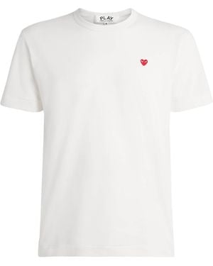 COMME DES GARÇONS PLAY Heart Logo T-Shirt - White