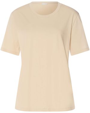 Hanro Organic Cotton Crew-Neck T-Shirt - Natural