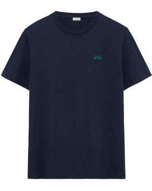 Loewe Cotton Anagram T-Shirt - Blue