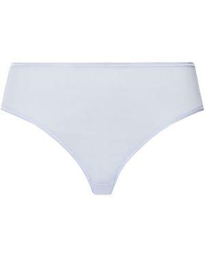 Hanro Cotton Seamless Midi Briefs - White